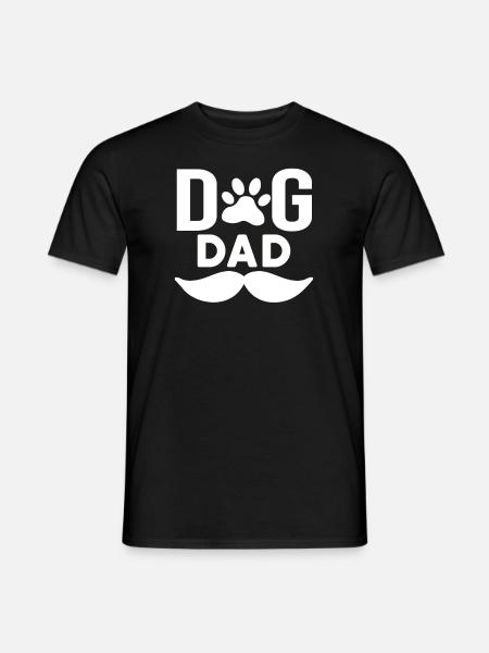 Dog Papa - Men's T-Shirt - black