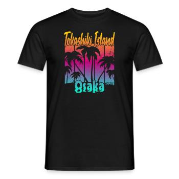 Tokashiki Island Osaka - Männer T-Shirt - Schwarz - Vorne - AI Model Male 178 light (178cm)