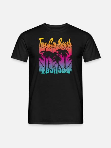 Ton Sai Beach Thailand - Mænd T-shirt - sort