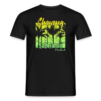 Chaweng Koh Samui Thailand - Men's T-Shirt - black - Front - AI Model Male 178 light (178cm)