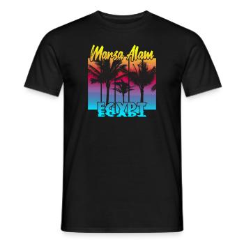 Marsa Alam Egypt - Männer T-Shirt - Schwarz - Vorne - AI Model Male 178 light (178cm)