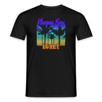 Naama Bay Égypte - T-shirt homme - noir - Devant - AI Model Male 178 light (178cm)