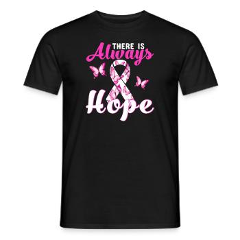 Immer Hoffnung - Männer T-Shirt - Schwarz - Vorne - AI Model Male 178 light (178cm)