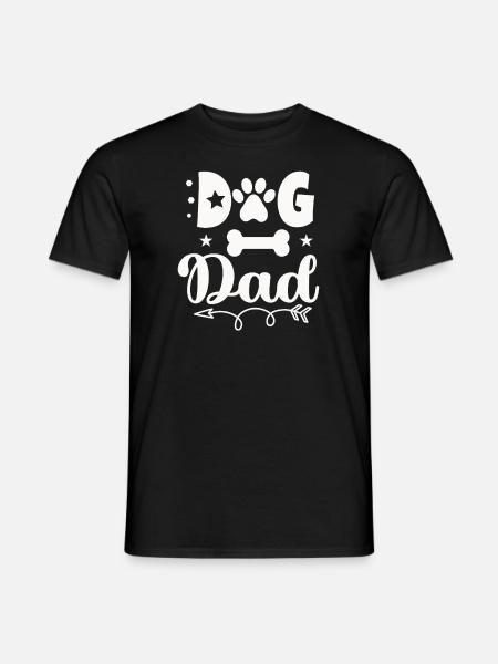 Dog Dad - Men's T-Shirt - black