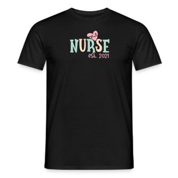 Urgence de l’hôpital infirmier - T-shirt homme - noir - Devant - AI Model Male 178 light (178cm)