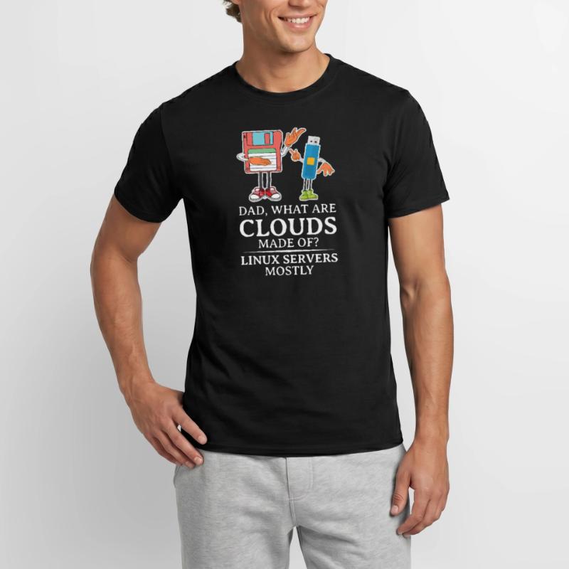 Cloud Computing Informatik Tech Männer T-Shirt