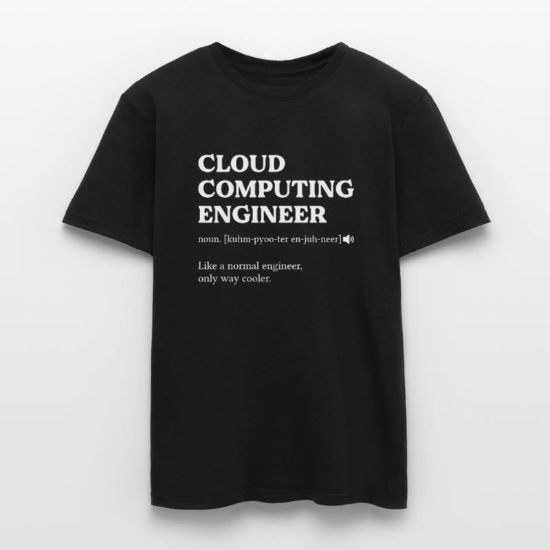 Cloud Computing Engineer Definition Computer Männer T-Shirt