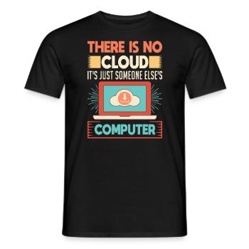 Cloud Computing Informatik Programmierung Dev - Männer T-Shirt - Schwarz - Vorne - AI Model Male 178 light (178cm)