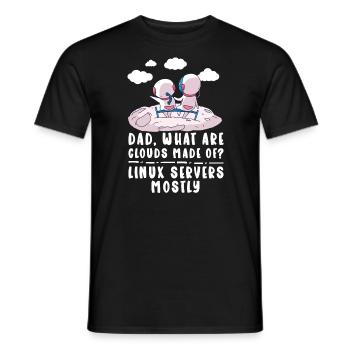 Cloud Computing Informatik Programmierung Dev - Männer T-Shirt - Schwarz - Vorne - AI Model Male 178 light (178cm)