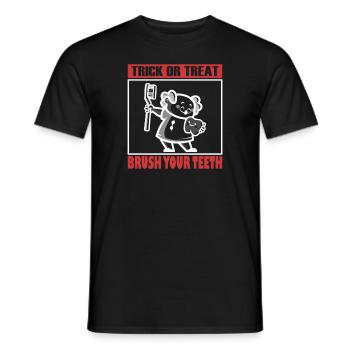 Halloween Dentist Clown - Men's T-Shirt - black - Front - AI Model Male 178 light (178cm)