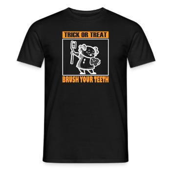 Halloween Dentist Clown - Men's T-Shirt - black - Front - AI Model Male 178 light (178cm)