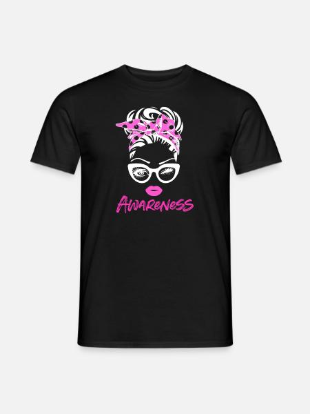 Breast Cancer Awareness - Men's T-Shirt - black