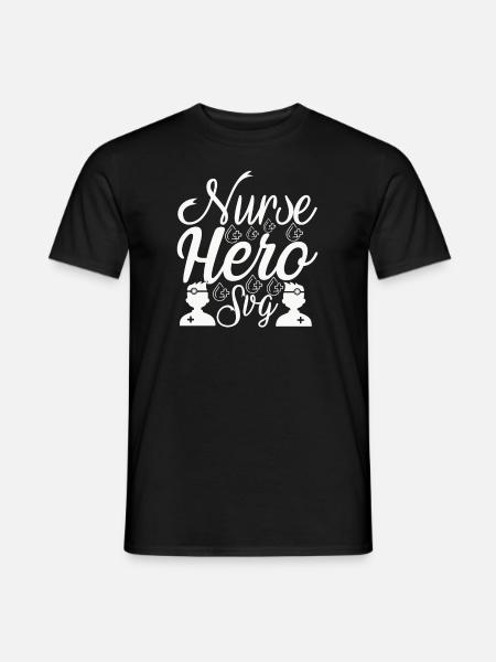 Nurse Held - Men's T-Shirt - black
