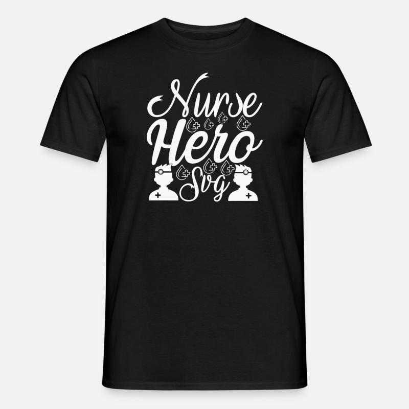 Nurse Held - Men’s T-shirt - black