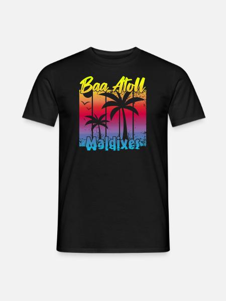 Baa Atoll Maldives - T-shirt homme - noir