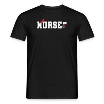 Nurse - Men's T-Shirt - black - Front - AI Model Male 178 light (178cm)