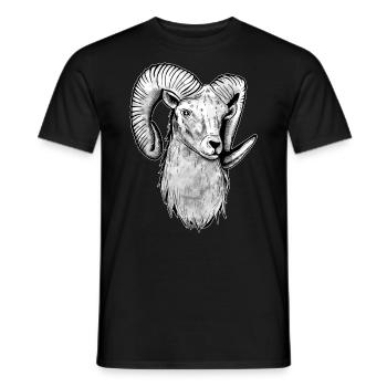 Widder Geschenk Sternzeichen - Männer T-Shirt - Schwarz - Vorne - AI Model Male 178 light (178cm)