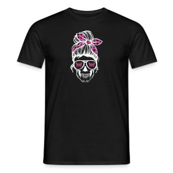 Papillons du cancer du sein - T-shirt homme - noir - Devant - AI Model Male 178 light (178cm)