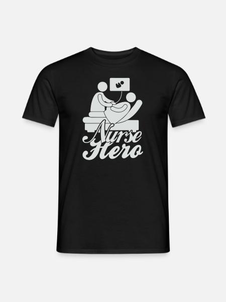 Nurse Held - Men's T-Shirt - black
