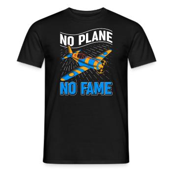 Airline Pilot Piloten Spruch Flugzeugpilot - Männer T-Shirt - Schwarz - Vorne - AI Model Male 178 light (178cm)