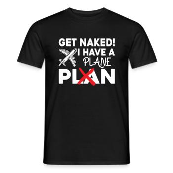 Airline Pilot Zitat Ich habe einen Flugzeugpiloten - Männer T-Shirt - Schwarz - Vorne - AI Model Male 178 light (178cm)
