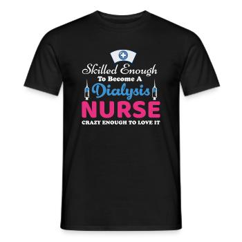 Dialyse Krankenschwester - Männer T-Shirt - Schwarz - Vorne - AI Model Male 178 light (178cm)