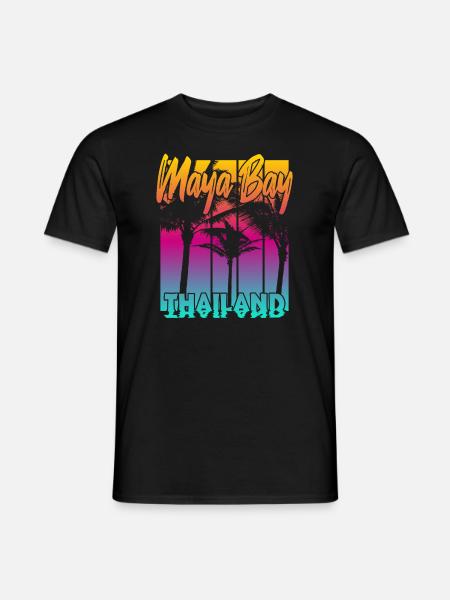 Maya Bay Thailand - Men's T-Shirt - black