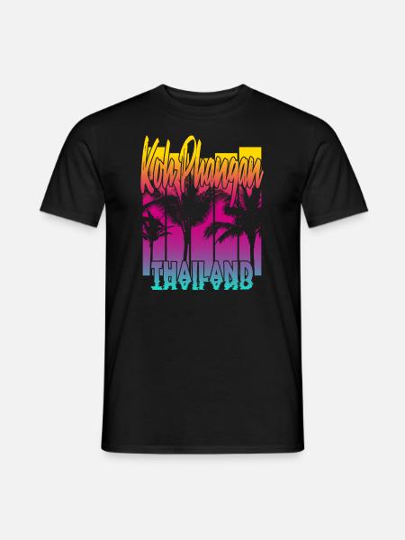 Koh Phangan Thailand - Men's T-Shirt - black