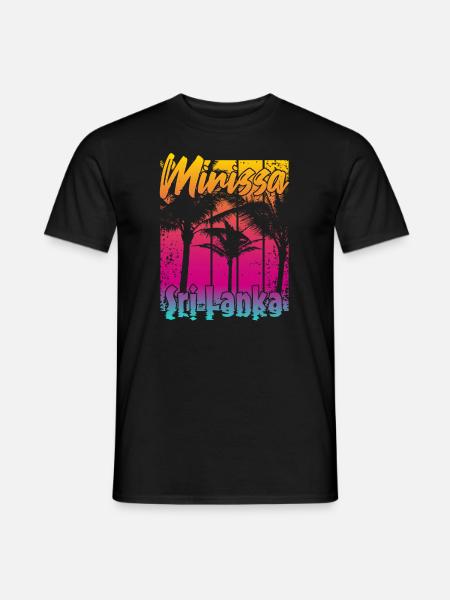 Mirissa Sri Lanka - T-shirt męski - czarny