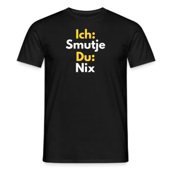 Ich Smutje Du Nix - Männer T-Shirt - Schwarz - Vorne - AI Model Male 178 light (178cm)