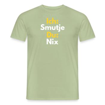 I Smutje Du Nix - Men's T-Shirt - sage - Front - AI Model Male 178 light (178cm)