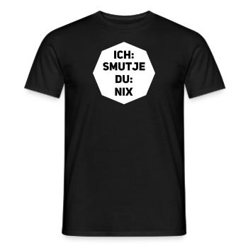 Ich Smutje Du Nix - Männer T-Shirt - Schwarz - Vorne - AI Model Male 178 light (178cm)