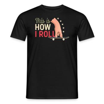Fingerboard Finger Skateboarding Fingerboarding - Männer T-Shirt - Schwarz - Vorne - AI Model Male 178 light (178cm)