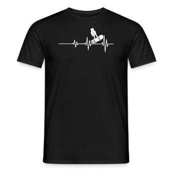 Fingerboard Finger Skateboarding Fingerboarding - Männer T-Shirt - Schwarz - Vorne - AI Model Male 178 light (178cm)