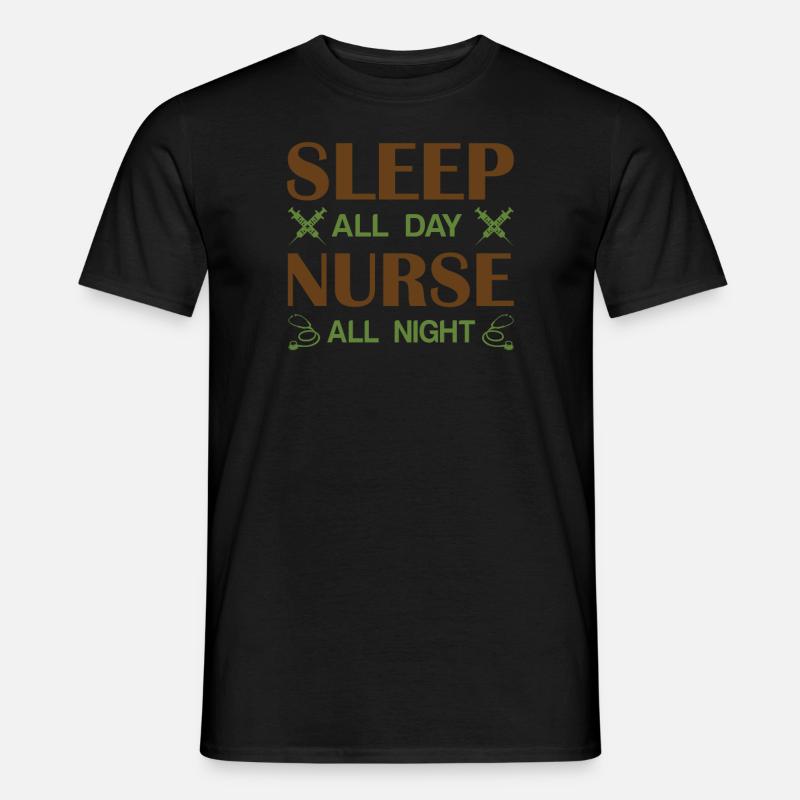 KRANKENSCHWESTER Pflegerin - Männer T-Shirt - Schwarz