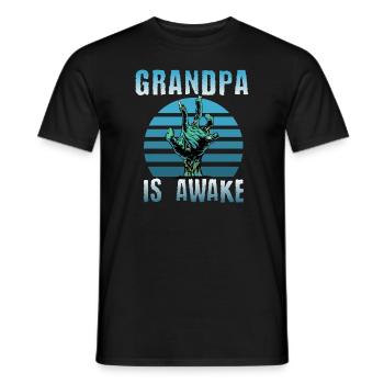 Halloween Grandpa - Men's T-Shirt - black - Front - AI Model Male 178 light (178cm)