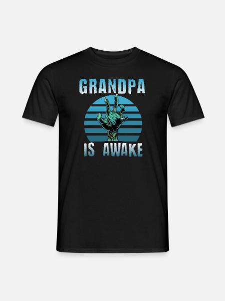 Halloween Grandpa - Men's T-Shirt - black