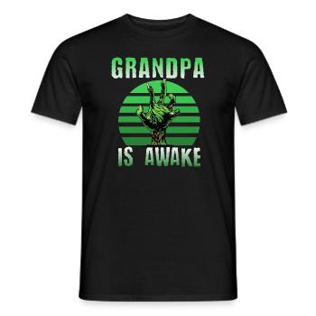 Halloween Grandpa - Men's T-Shirt - black - Front - AI Model Male 178 light (178cm)