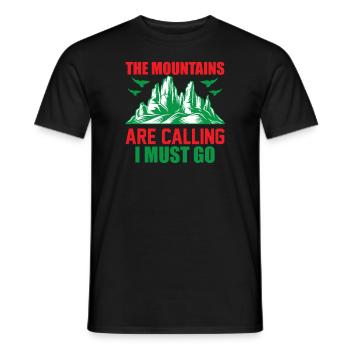 Camping Camper Natur lustiger Spruch - Männer T-Shirt - Schwarz - Vorne - AI Model Male 178 light (178cm)