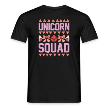 Escouade Licorne Licorne - T-shirt homme - noir - Devant - AI Model Male 178 light (178cm)