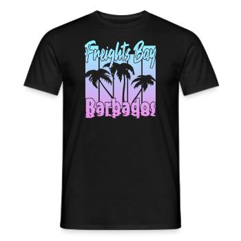 Freights Bay Barbade - T-shirt homme - noir - Devant - AI Model Male 178 light (178cm)