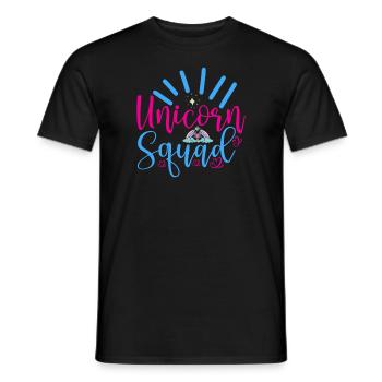 Einhorn Squad Unicorn - Männer T-Shirt - Schwarz - Vorne - AI Model Male 178 light (178cm)
