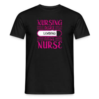 Krankenpflegediplom Laden - Männer T-Shirt - Schwarz - Vorne - AI Model Male 178 light (178cm)