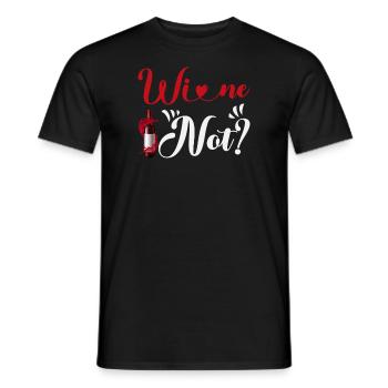 Vin pas - T-shirt homme - noir - Devant - AI Model Male 178 light (178cm)