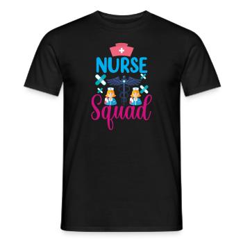 Krankenschwester Krankenhaus Not - Männer T-Shirt - Schwarz - Vorne - AI Model Male 178 light (178cm)
