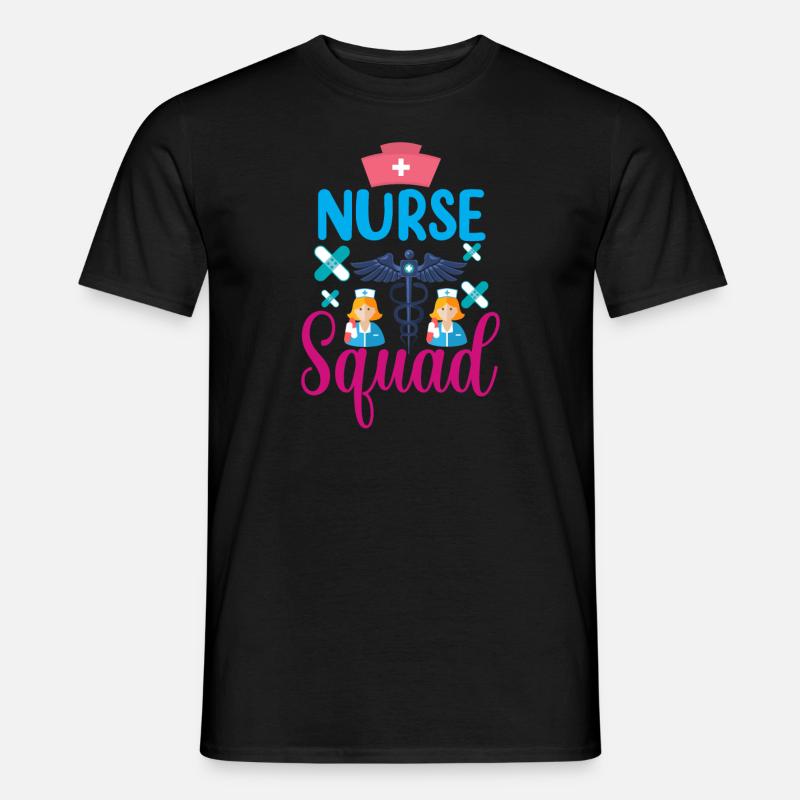 Krankenschwester Krankenhaus Not - Männer T-Shirt - Schwarz