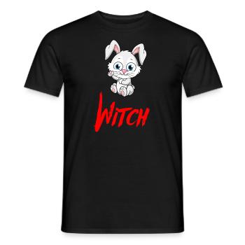 WITCH HASE Halloween Apocalypse Horror Monster - T-shirt homme - noir - Devant - AI Model Male 178 light (178cm)