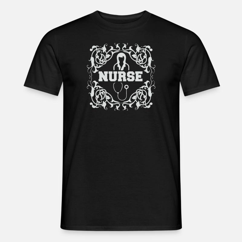 Krankenschwester - Männer T-Shirt - Schwarz