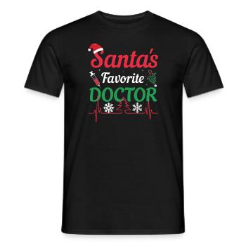 Der Arzt des Weihnachtsmannes Ugly Christmas - Männer T-Shirt - Schwarz - Vorne - AI Model Male 178 light (178cm)