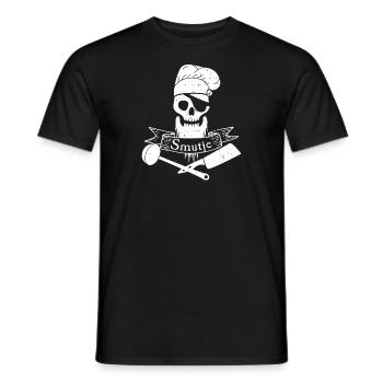 Smutje - Cook Sailing Motivation Team - Men's T-Shirt - black - Front - AI Model Male 178 light (178cm)